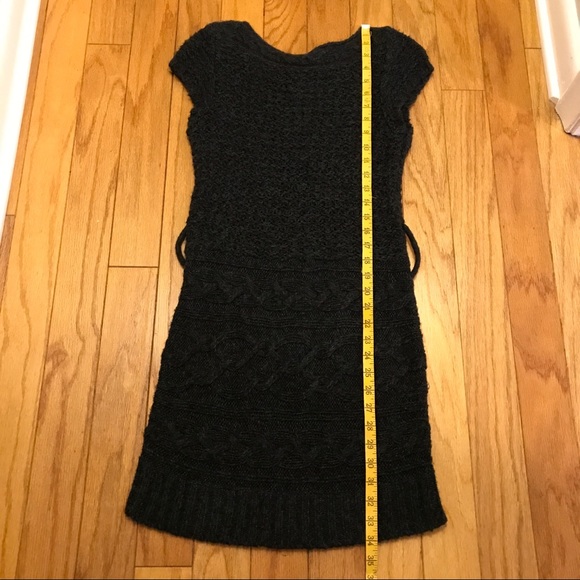 Host Pick!! 🎉 JJ Always Exclusive of Decoration Black Ribbed Sweater Dress Small - Picture 4 of 7